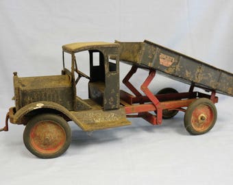 Vintage toy truck | Etsy