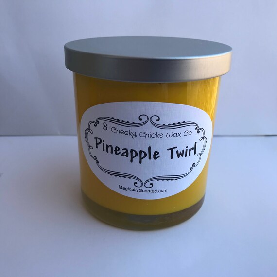 Pineapple Twirl Candle