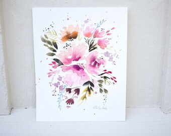 Floral Gouache Original no.3