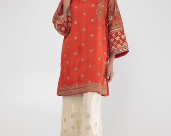 Pakistani Designer Embroidered Kurta for Party Wear