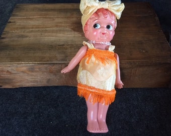 Vintage Celluloid Kewpie Flapper doll Japan