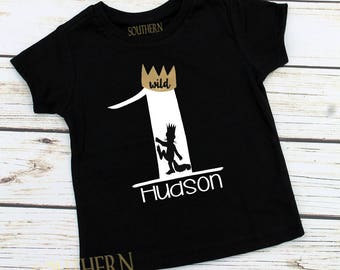 Wild One Birthday, Where The Wild Things Are Birthday Shirt, Wild One, First Birthday, Max, 1st Birthday, One Birthday shirt, Cake Smash