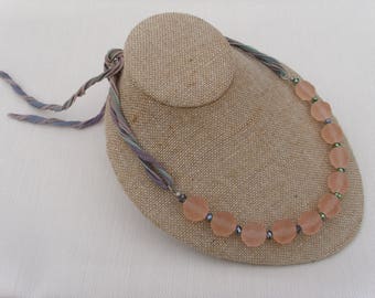 Delicate Pale Pink Necklace