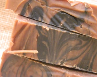 Tobac and Leather Goats Milk Soap