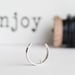 Pendant, Silver 925, jewelry making, Open Ring, Pin inside, M size