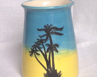 Beach Vase - Ceramic Vase - Pottery Vase