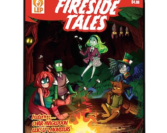 Fireside Tales - Issue #1 - PDF - Digital Copy - Monsters - Comic Book - Indie Comics - Last Ember Press - Super Hero - Robots