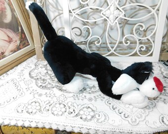 Sylvester Jr Warner Brothers Characters Looney Tunes, Cartoon animal, Vintage Stuffed Animals, Cat, Vintage Toys,