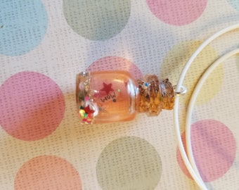 Mothers day name on rice necklace