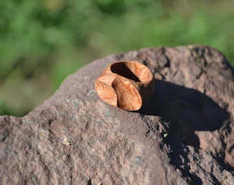 Wood Grain Print Ring