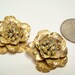 Destashing Sterling Silver Gold Plated Focal Flower Beads