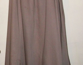 Victorian Grey Walking Skirt