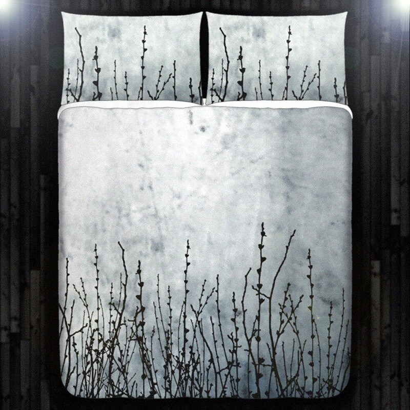 Willow Twig Branch Grass Stick Duvet Cover Queen Comforter