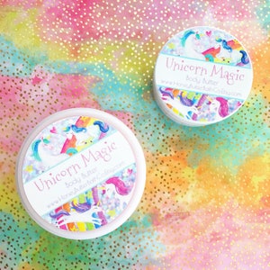 Unicorn Magic Body Butter | Fruit Loops, Rainbow, Ice Cream, Birthday, Lotion, Sparkle, Unique, Cereal, Cream, Fruit, Party, crazyadsteam