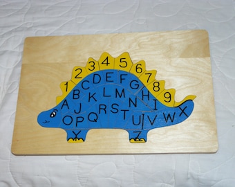 Alphabet and Number Dinosaur