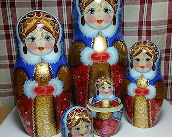 Matryoshka doll, nesting doll, babushka doll, unique gift