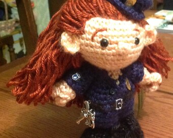 Corie the Police officer doll, policewoman, policeman doll