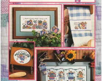 Cross Stitch Patterns – Seasons of Angels – Good Natured Girls Collection – Counted Cross Stitch Patterns