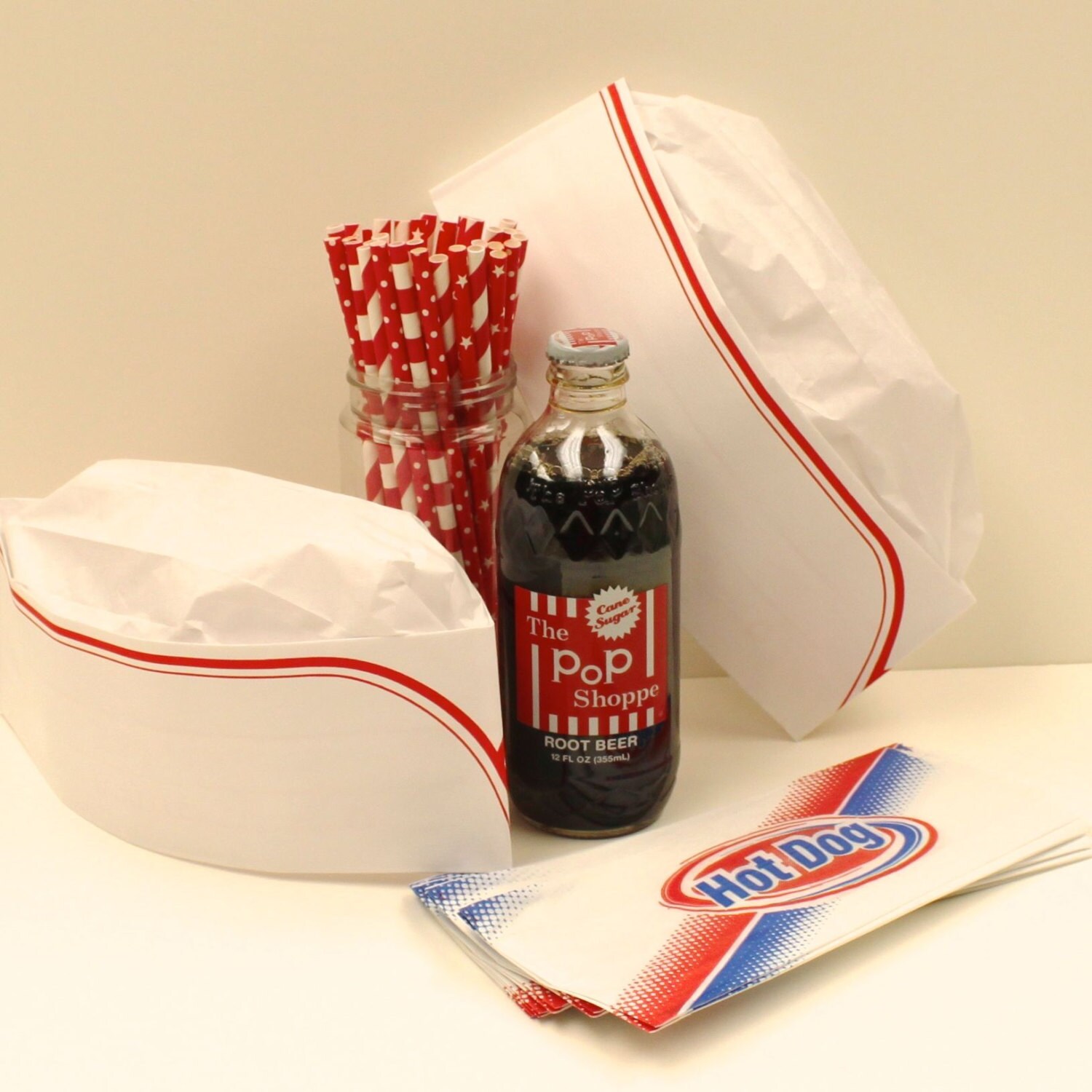 Retro Soda Jerk Hats 8 Soda Shop Hats Retro Diner Hats