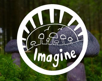 Mario Up Mushroom Car Window Vinyl Decal - 4 Inch Wide White Sticker