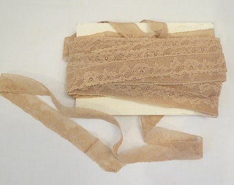 Vintage Trim - Vintage Lace Edging - Coffee, Brown, Ecru Lace Trim