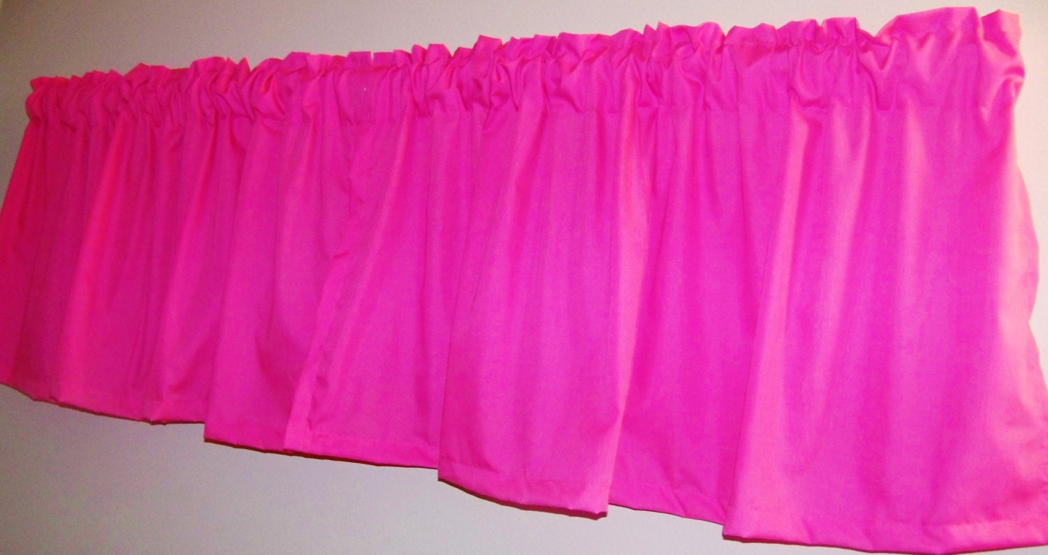 Hot Pink Valances Curtain Window Treatment Beautiful Zoom