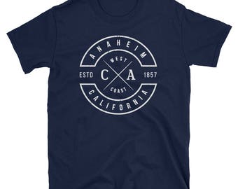 Anaheim California T Shirt Vintage CA Souvenirs