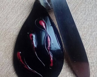 Pendant scoop lacquer finish.