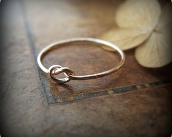 Knot ring - gold filled ring
