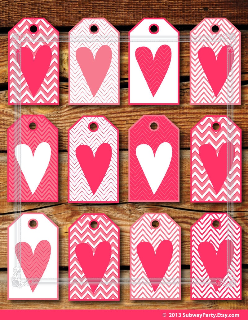 Heart Name Tags Printable