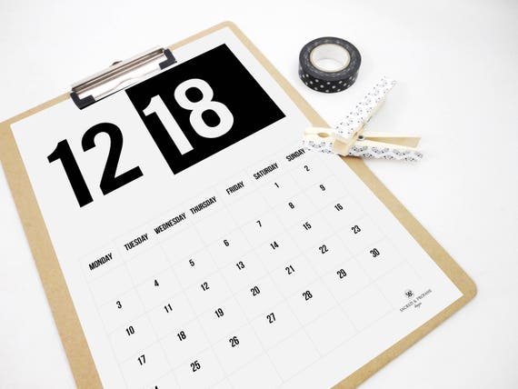 online calendar planner 2018