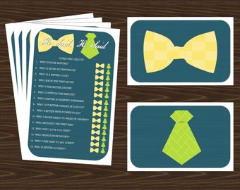 wedding trivia cards
