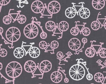 Bloom Bicycles for Michael Miller, 1/2 yard 100% cotton fabric
