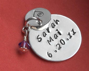 Custom Charm, Personalized Charm, Custom Jewelry, Sterling Silver Charm, New Baby, Gift for Mom, Baby Name, Name Charm Custom Name Gift