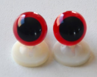 EYES secure 12mm red toy or stuffed animal