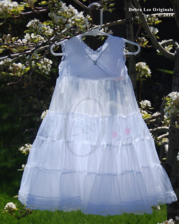 Infants Slip Christening Gown / Christening Dress / Blessing