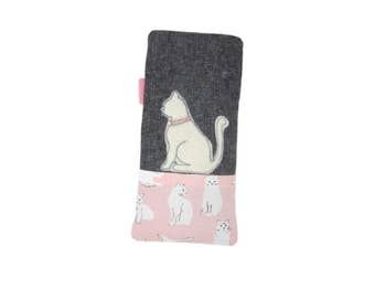 Cat Glasses Case, Spectacle Case, Soft Sunglasses Pouch, Reading Glasses Holder