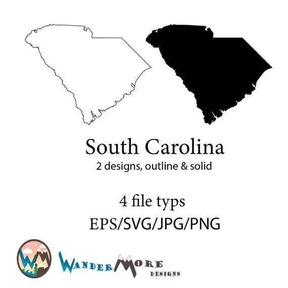 South Carolina Vector State Clipart South Carolina svg