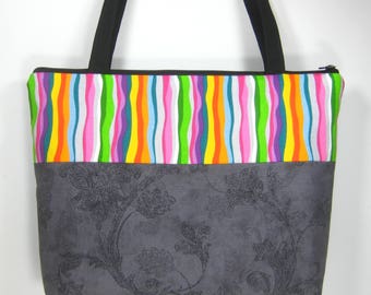 Bring on Spring Stripes, Maggie Purse