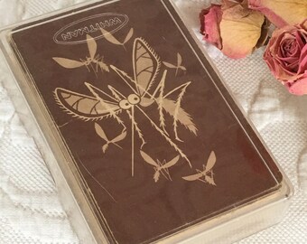 Vintage Skeeter Card Game. Childrens Card Game of Bugs Called Skeeter by Whitman. 39 Cards, 4 Skeeter Cards.
