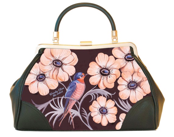 Retro handbag, Vintage handbag,Sweet Swallow,christmas,gift,gifts for her,gifts for mom,Woody Ellen bag,christmas gifts,christmas gift ideas