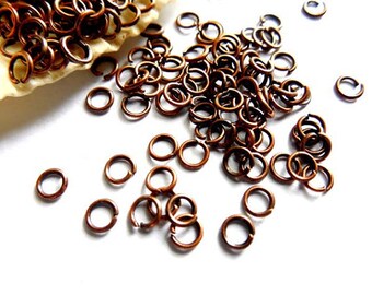 20/50/100 Copper Tone Open Jump Rings 3mm Jewelry Supplies CTOJR3MM-20/50/100D5