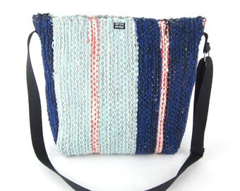Sanelma - Shoulder Bag made of recycled rag rugs