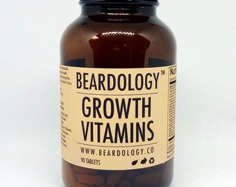Beard Growth Vitamins - 90 Tablets