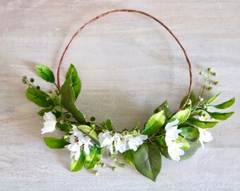 WOODLAND Leaf Crown Green Leaf Crown Greenery Crown