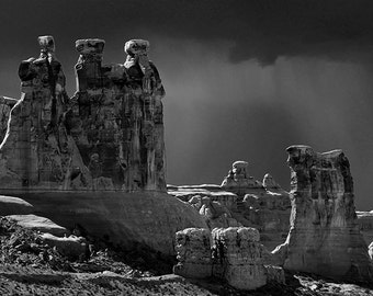 Three Sisters matted fine art archival print