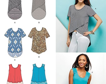 Simplicity Sewing Pattern 1160 Misses' Knit Tops