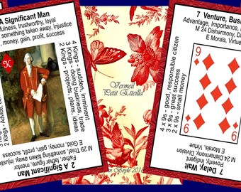 Vermeil Petit Etteilla Fortune Telling Oracle Cards. Brand New. Self Published.