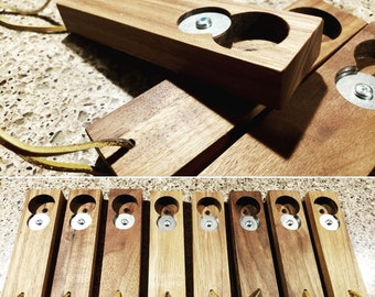 Reclaimed walnut bottle opener