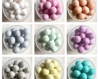 DIY Wedding Garland, LOOSE Felt Balls, DIY Wedding Decorations, Wool Felt Balls, Felt Crafts, Pom Poms, Chair Decor, Felt Ball Garland